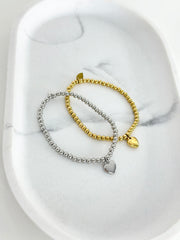 Armband gold heart