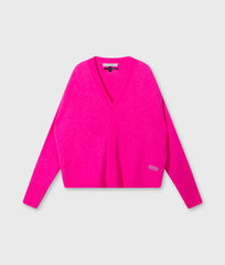 Pullover PL25-00120 V Neon Pink