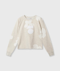 Sweatshirt SW25-00071 Soft White Flowers