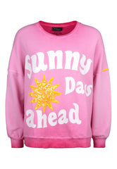 Sweatshirt SW25-00077 Pale Rose