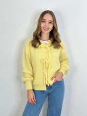 Cardigan CG25-00080 Bow Yellow