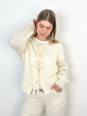 Cardigan CG25-00080 Bow Beige