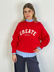 Sweatshirt PL25-00154 Chinese Red