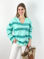 Sweatshirt SW25-00072 Turquoise