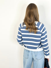 Sweatshirt SW25-00067 Vintage Blue