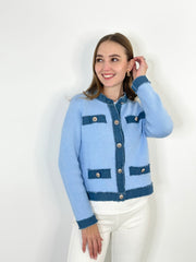 Cardigan CG25-00077 Blue Denim