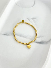 Armband gold heart