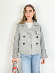 Kurztrench JK25-00096 Grey