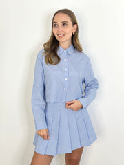 Bluse BL25-00211 Blue Stripes