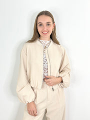 Jacke JK25-00090 beige