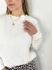 Sweatshirt SW25-00064 White