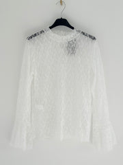 Longsleeve LL25-00050 White Lace