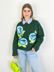 Sweatshirt SW25-00068 Green