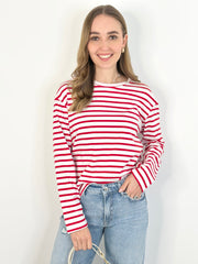 Longsleeve LL25-00019 Red Stripes