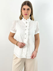 Bluse BL25-00239 White Jewellery