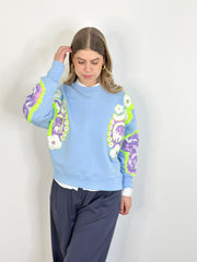 Sweatshirt SW25-00068 Aqua