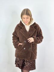 Jacke JK24-00073 Chocolate Teddy